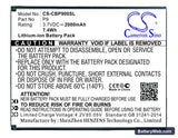 Cubot P9 Replacement Battery, 3.7V, 2000mAh, Li-ion 1