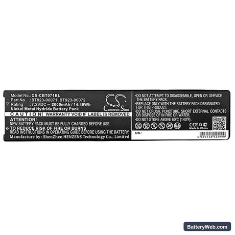 Laird HANDY Control II Replacement Battery, 7.2V, 2000mAh, Ni-MH 5