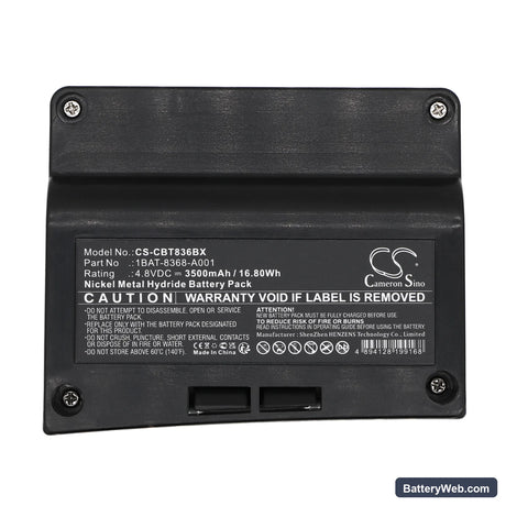 Cattron Theimeg LRC-S Replacement Battery, 4.8V, 3500mAh, Ni-MH 5