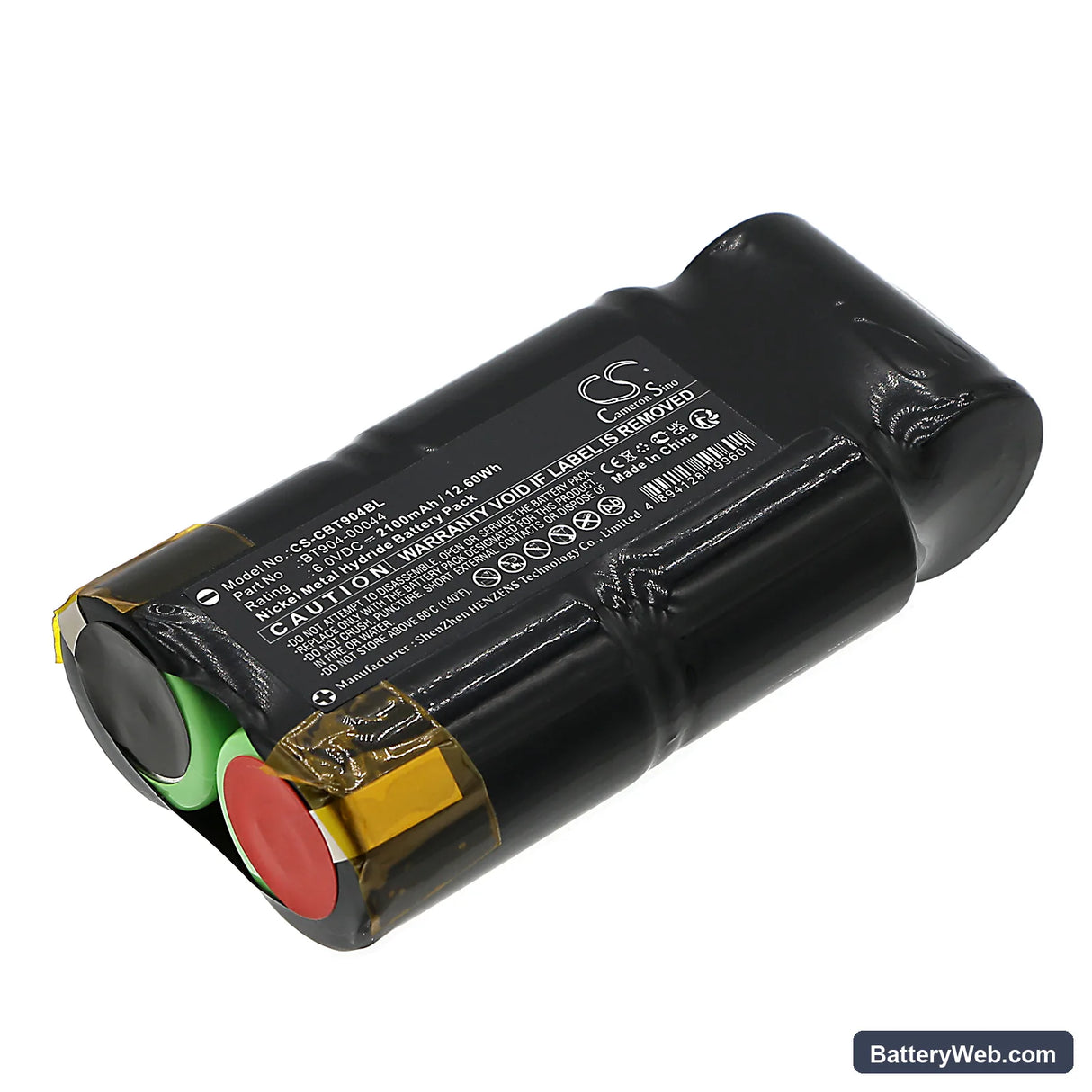 Cattron Theimeg TH-GA Replacement Battery, 6V, 2100mAh, Ni-MH 1