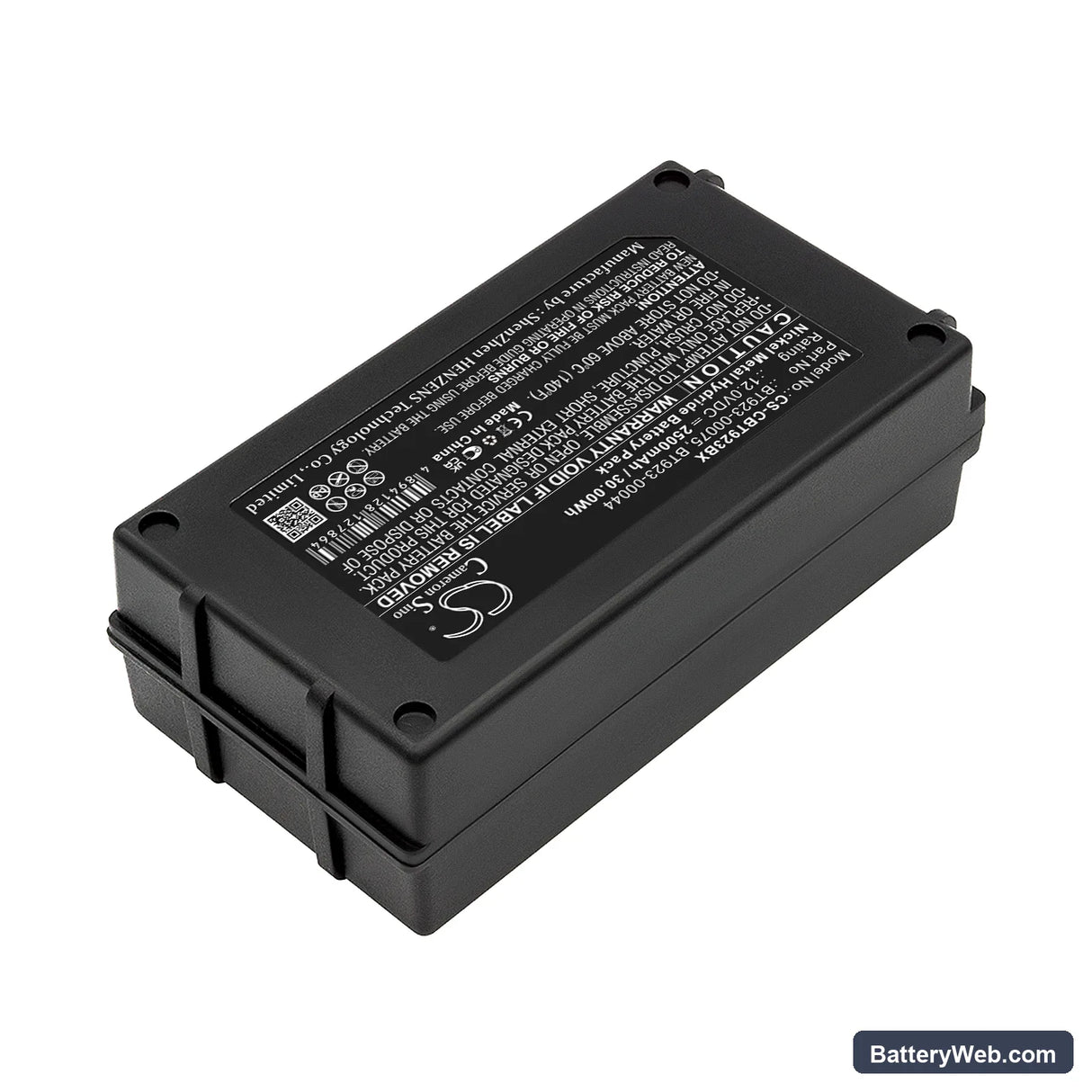 Laird Cattron Theimeg Easy Replacement Battery, 12V, 2500mAh, Ni-MH 2