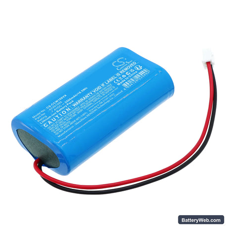 Concept CW1000 Replacement Battery, 7.4V, 2500mAh, Li-ion 1