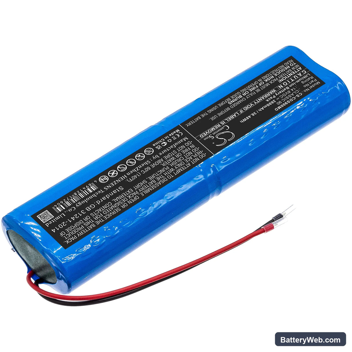 Creative CLASSIC 90 Replacement Battery, 14.8V, 2600mAh, Li-ion 2