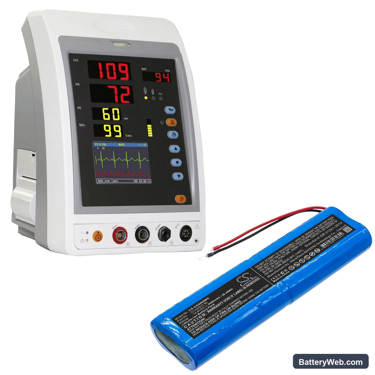 Creative CLASSIC 90 Replacement Battery, 14.8V, 2600mAh, Li-ion 5