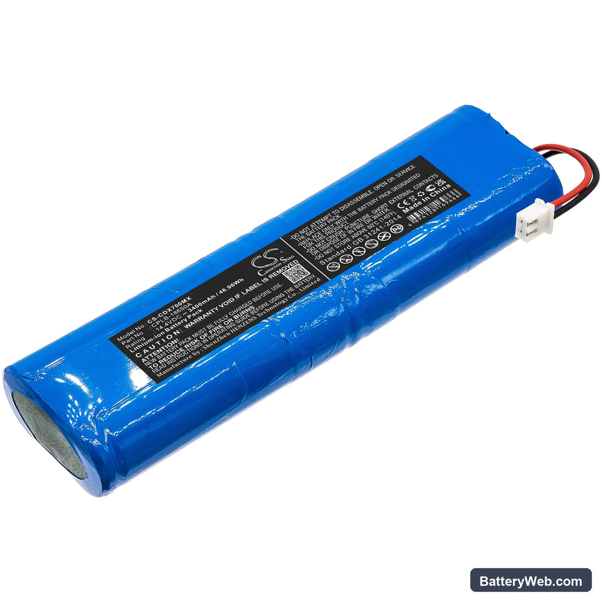 Creative DELUXE-70 Replacement Battery, 14.4V, 3400mAh, Li-ion 1
