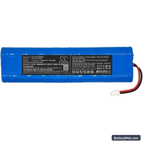 Creative DELUXE-70 Replacement Battery, 14.4V, 3400mAh, Li-ion 3