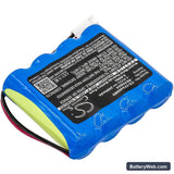 Cefar Activ X 4 Replacement Battery, 4.8V, 2000mAh, Ni-MH 2