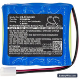 Cefar Activ X 4 Replacement Battery, 4.8V, 2000mAh, Ni-MH 3