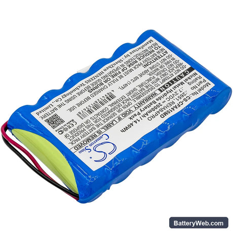 Cefar Myo 4 Replacement Battery, 7.2V, 2000mAh, Ni-MH 2