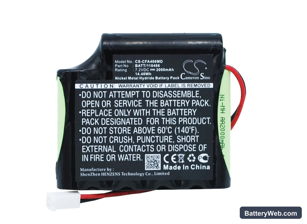 Magnum XL Pro Replacement Battery, 7.2V, 2000mAh, Ni-MH 5