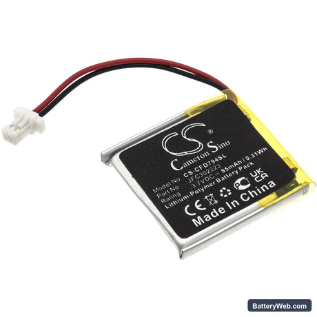 Autostart ASRS-7504 Replacement Battery, 3.7V, 85mAh, Li-Polymer 1