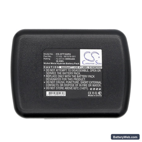 Craftsman 315.22411 Replacement Battery, 12V, 3000mAh, Ni-MH 5