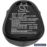 Craftsman Nextec Replacement Battery, 12V, 2000mAh, Li-ion 3