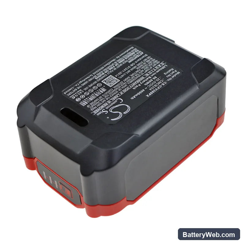 Craftsman V20 Cordless Compact Blower Replacement Battery, 20V, 4000mAh, Li-ion 4
