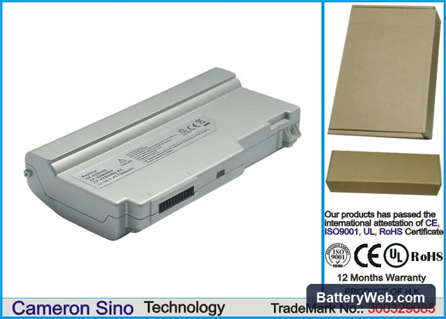 Panasonic CF-W4 Replacement Battery, 7.4V, 7800mAh, Li-ion 1