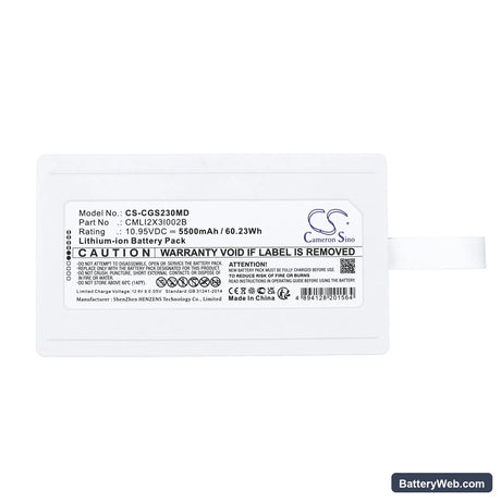 COMEN Patient Monitor Replacement Battery, 10.95V, 5500mAh, Li-ion 5