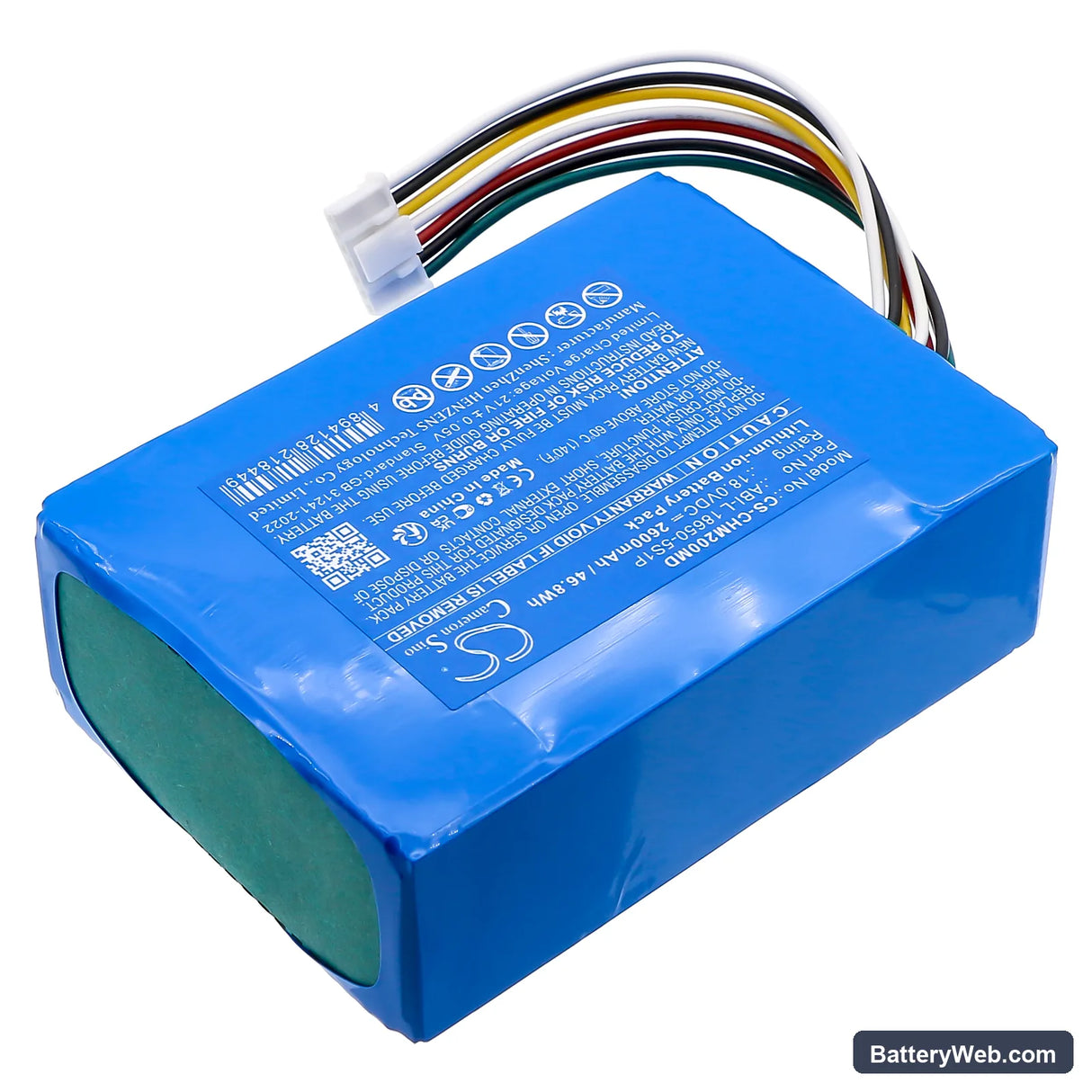 Chattanooga Intelect Legend 2 Ultrasound Replacement Battery, 18V, 2600mAh, Li-ion 2