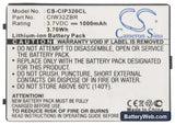 Cisco Linksys WIP300 Replacement Battery, 3.7V, 1000mAh, Li-ion 5