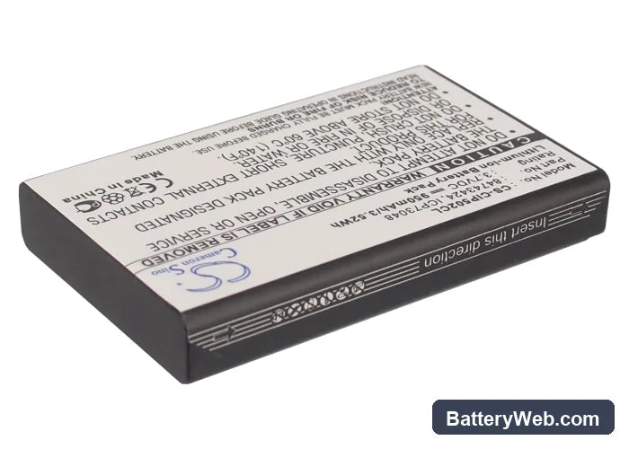 Tunstall Dect handset 7202 Replacement Battery, 3.7V, 950mAh, Li-ion 2