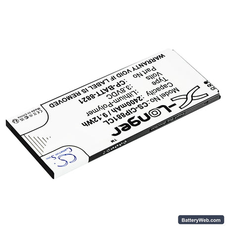 Cisco 8800 Replacement Battery, 3.8V, 2400mAh, Li-Polymer 2