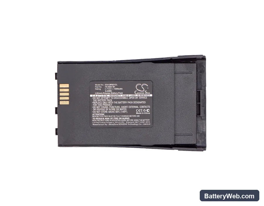 Cisco CP-7921 Replacement Battery, 3.7V, 1200mAh, Li-Polymer 3