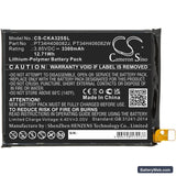 Wiko VOIX Replacement Battery, 3.85V, 3300mAh, Li-Polymer 3