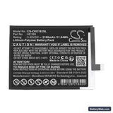 Cricket EC1002 Replacement Battery, 3.85V, 3100mAh, Li-Polymer 3