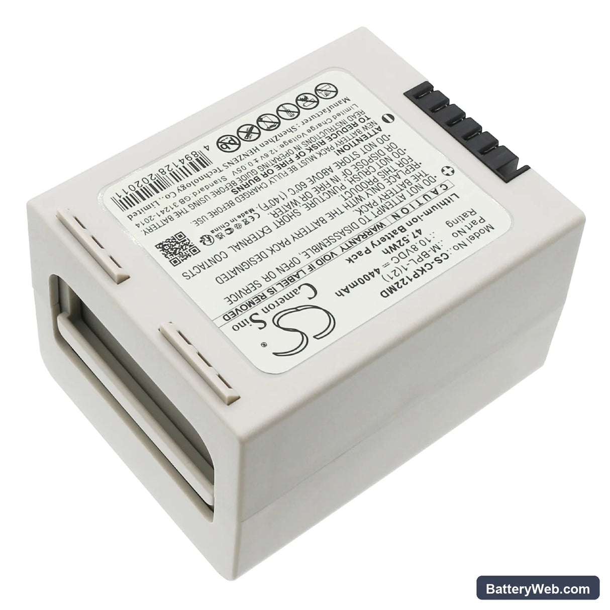 Omron M20 Replacement Battery, 10.8V, 4400mAh, Li-ion 2