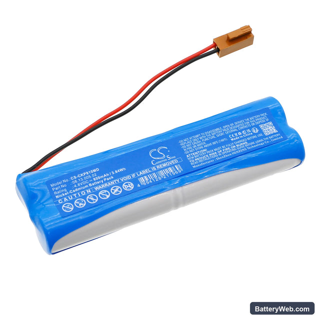 Critikon P81 Replacement Battery, 4.8V, 800mAh, Ni-CD 1