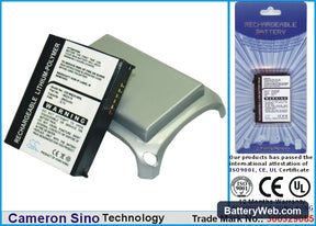 HTC Wizard 100 Replacement Battery, 3.7V, 2800mAh, Li-ion 1