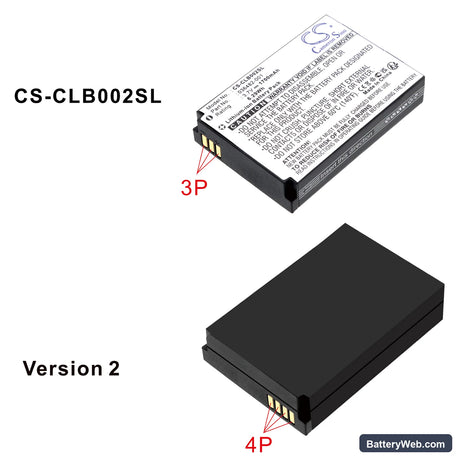 Columbia Omni-Heat Replacement Battery, 3.7V, 1700mAh, Li-ion 6