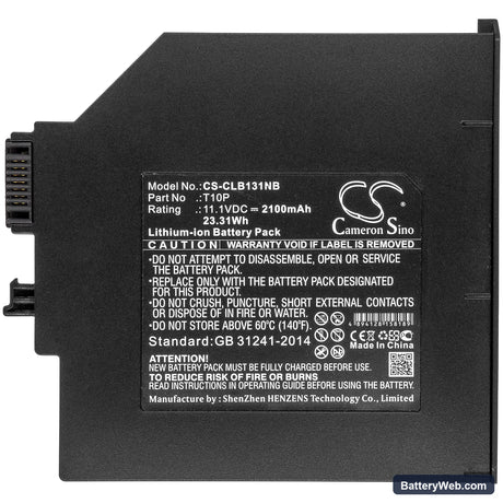 Clevo Ciewsinie VNB131 Replacement Battery, 11.1V, 2100mAh, Li-ion 3