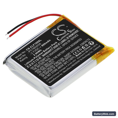 Cleer Flow Replacement Battery, 3.7V, 800mAh, Li-Polymer 1