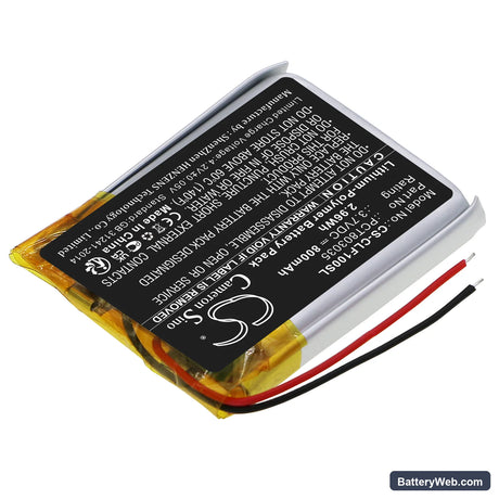 Cleer Flow Replacement Battery, 3.7V, 800mAh, Li-Polymer 2