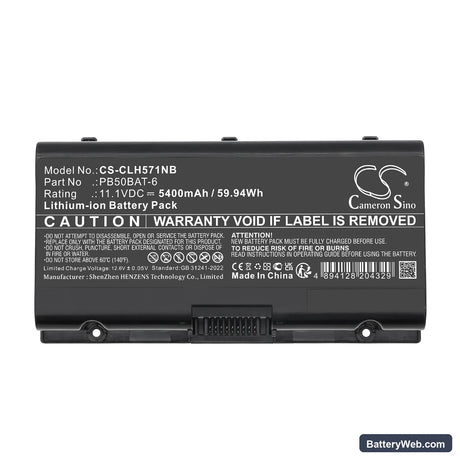 Powerspec Powerspec 1520 Replacement Battery, 11.1V, 5400mAh, Li-ion 5