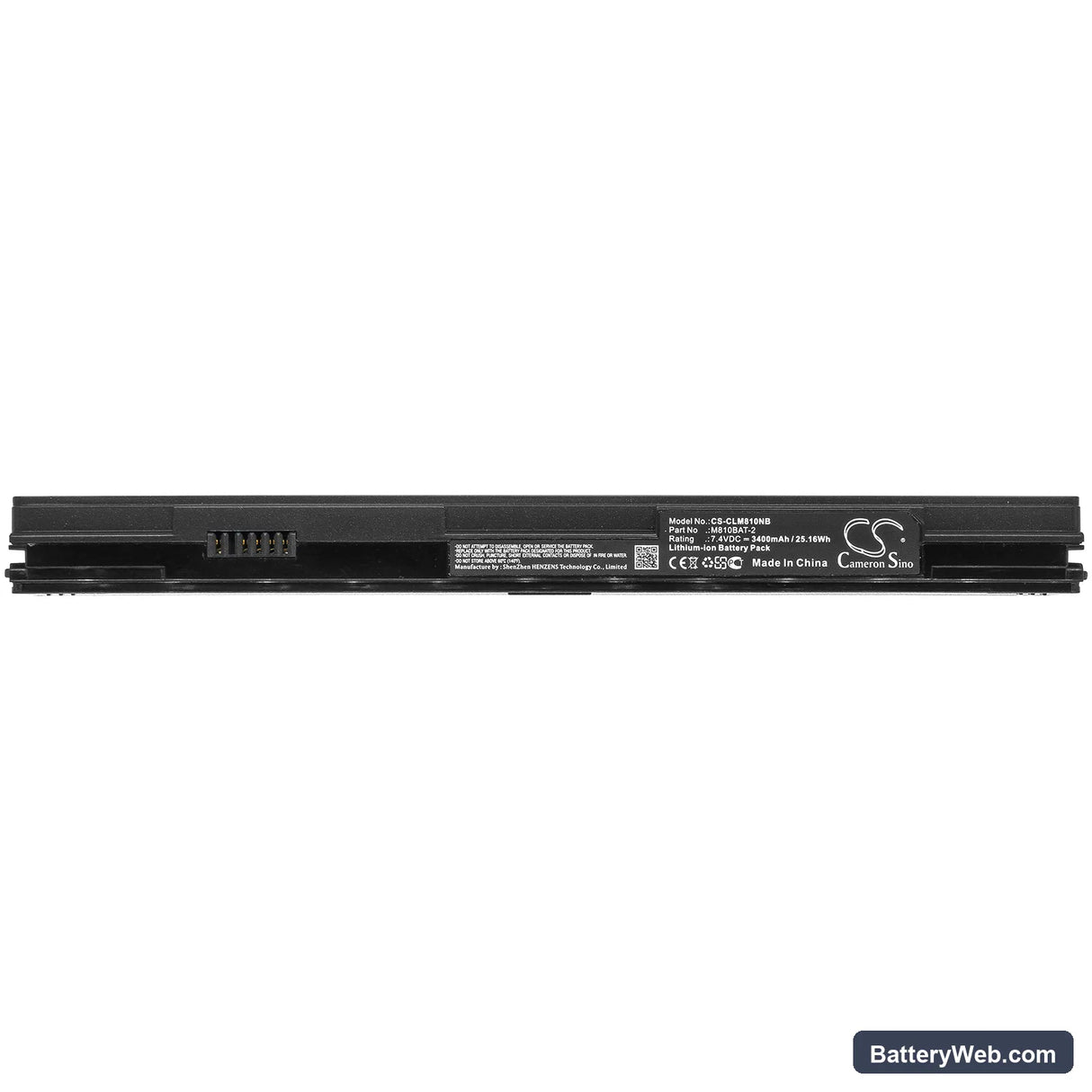 Clevo M815P Replacement Battery, 7.4V, 3400mAh, Li-ion 3