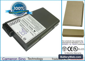Clevo 2820 Replacement Battery, 14.8V, 3600mAh, Li-ion 1