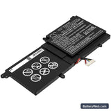Clevo N131BU Replacement Battery, 11.4V, 2600mAh, Li-Polymer 1