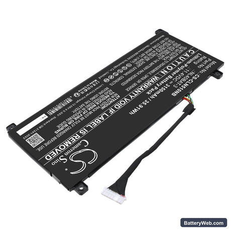 Clevo NL40MU Replacement Battery, 11.4V, 3150mAh, Li-Polymer 2