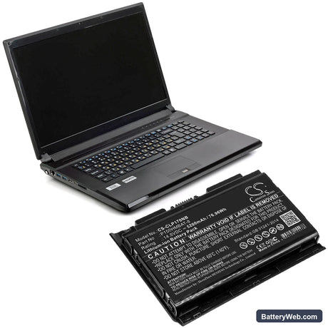 Schenker XMG P502 PRO Replacement Battery, 14.8V, 5200mAh, Li-ion 4