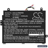 Clevo P960EN-K Replacement Battery, 15.2V, 3550mAh, Li-Polymer 3