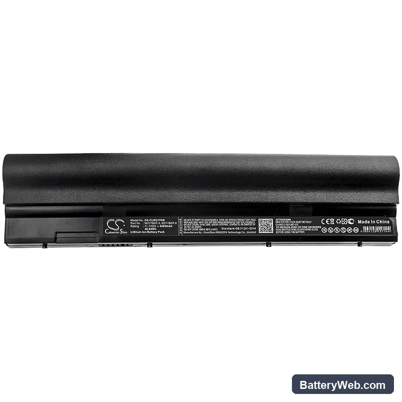 Clevo W217CU Replacement Battery, 11.1V, 4400mAh, Li-ion 3