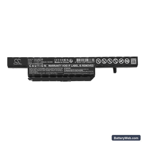 Clevo W251EL Replacement Battery, 11.1V, 4400mAh, Li-ion 5