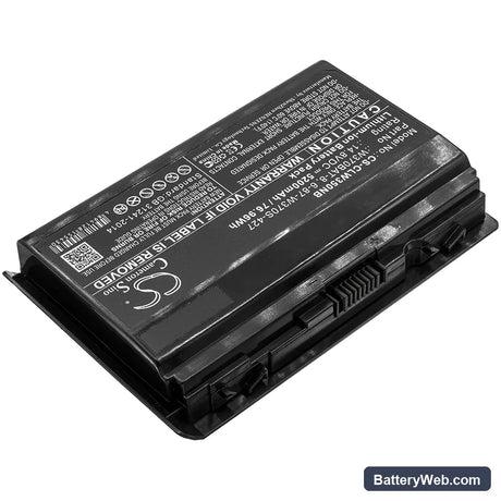 Sager 7358 Replacement Battery, 14.8V, 5200mAh, Li-ion 2