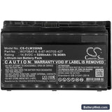Sager 7358 Replacement Battery, 14.8V, 5200mAh, Li-ion 3