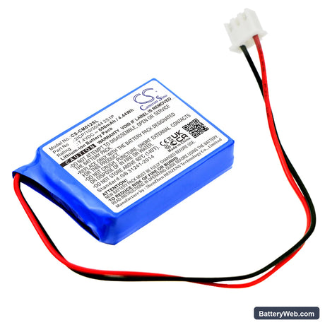 Custom Battery Pack Replacement Battery, 7.4V, 600mAh, Li-ion 1