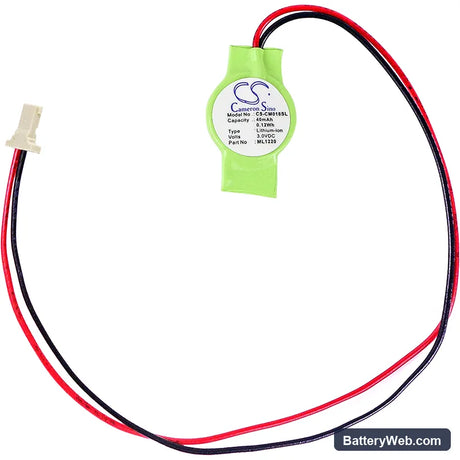 Custom Battery Pack Replacement Battery, 3V, 40mAh, Li-ion 3