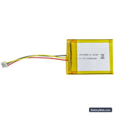 Custom Battery Pack Replacement Battery, 3.7V, 1300mAh, Li-Polymer 3