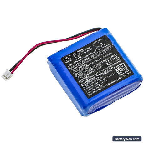 Custom Battery Packs Replacement Battery, 3.7V, 1200mAh, Li-Polymer 1