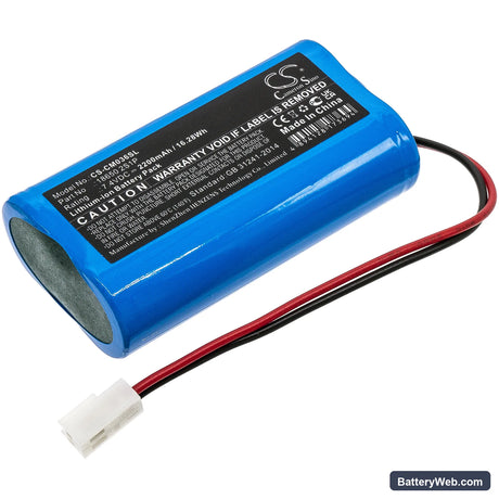 Neptolux N89 Replacement Battery, 7.4V, 2200mAh, Li-ion 1